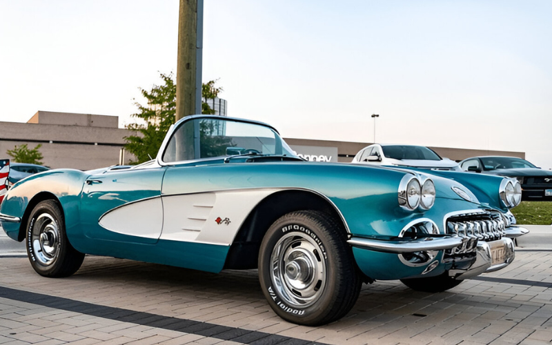 Retro-modern Cgi Corvette Blending Classic Muscle With Futuristic Design