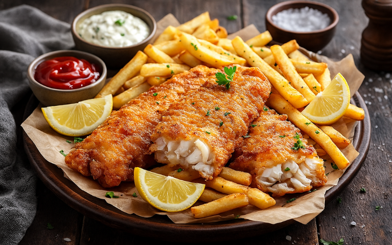 Рыба И Картофель Фри