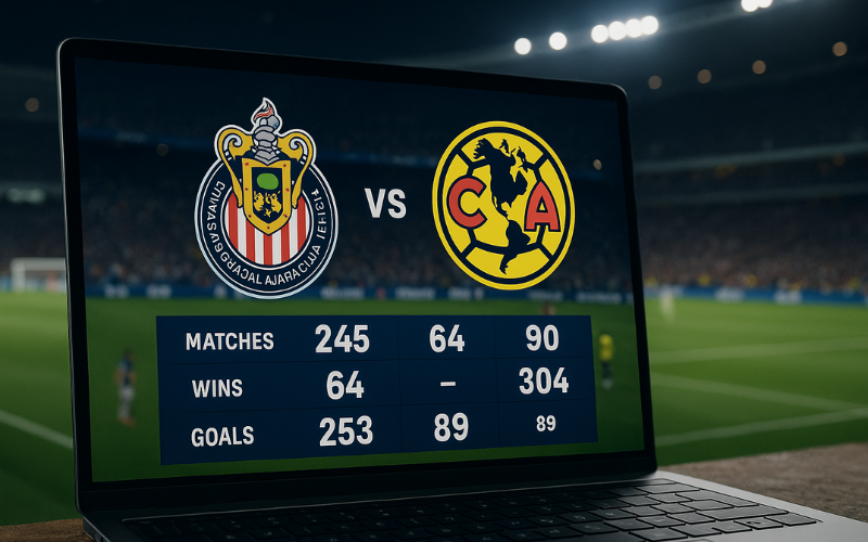 Chivas De Guadalajara Vs Club América Stats A Complete Breakdown Of Mexico’s Biggest Rivalry